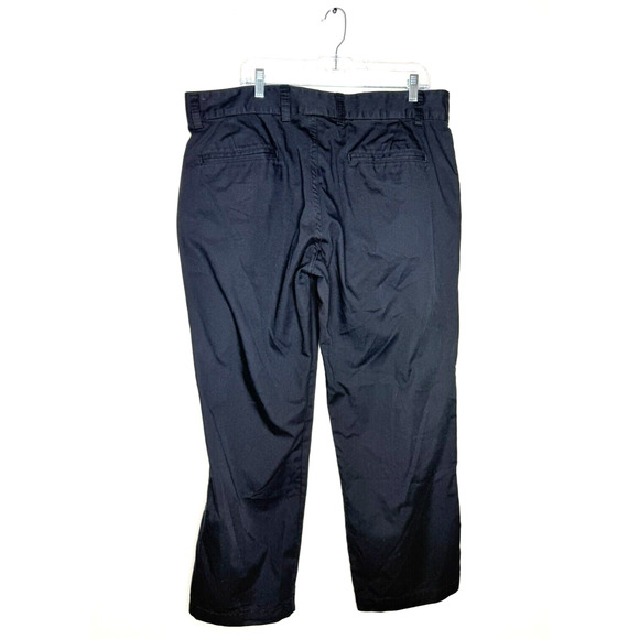 Tesla Pants Mens 40 x 30 Black Chino Trousers Straight Woven Mid Rise TSLA8414 - Picture 2 of 7